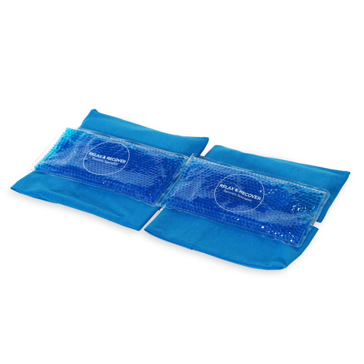 2 x Long Blue Ice & Heat Packs – Relax and Recover